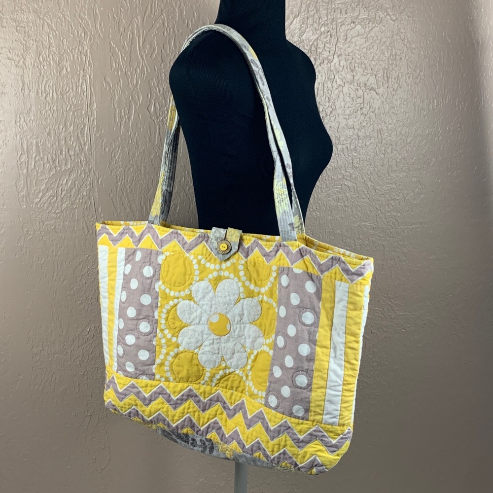 Handmade Quilted Large Shoulder Bag